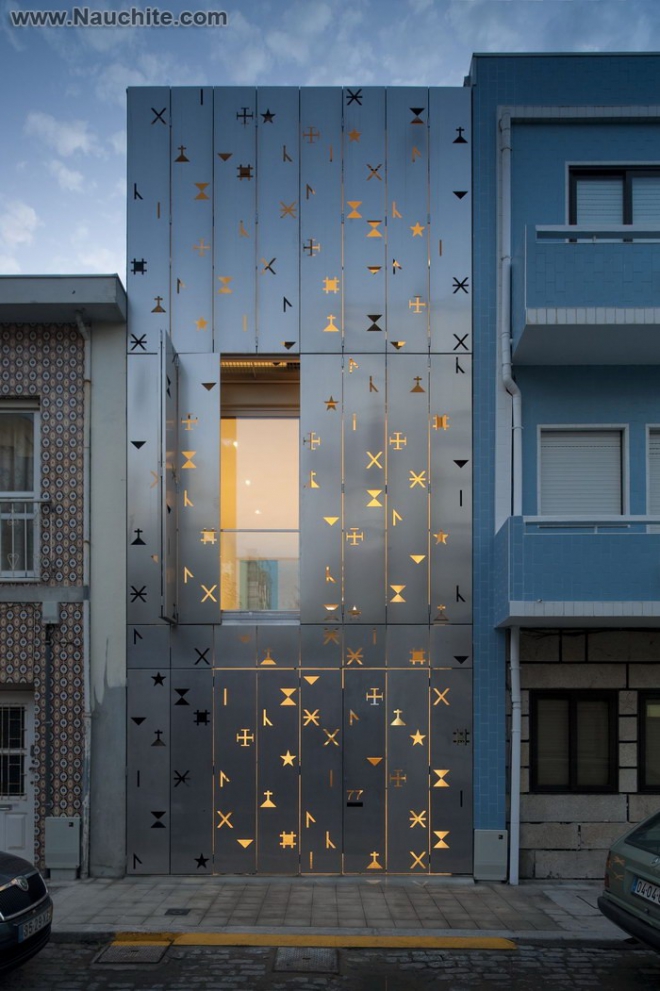 Перфорированные фасады домов - новое слово в архитектуре