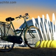 Необычная стойка для велосипедов, Flower Bike Stand, MARGUERITE bike rack