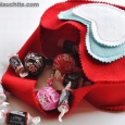 Сумка-валентинка с конфетами